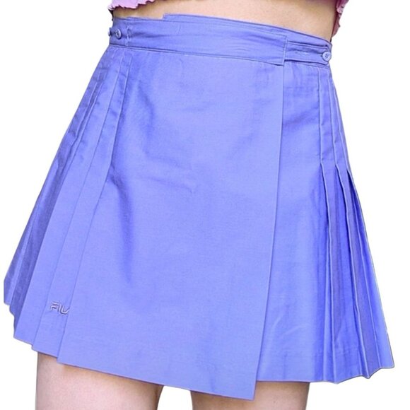FILA Dresses & Skirts - FILA Vtg 1980s 80s Rare Made In Italy Periwinkle Purple Tennis Skirt, Size 12